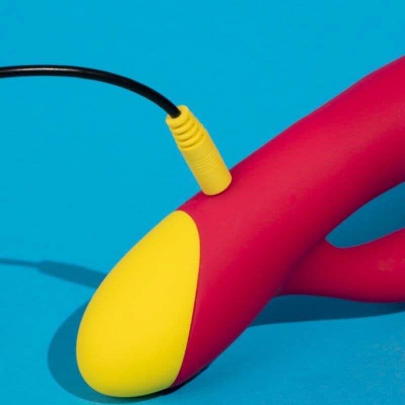 ROMP - JAZZ RECHARGEABLE RABBIT VIBRATOR RED thumb 4