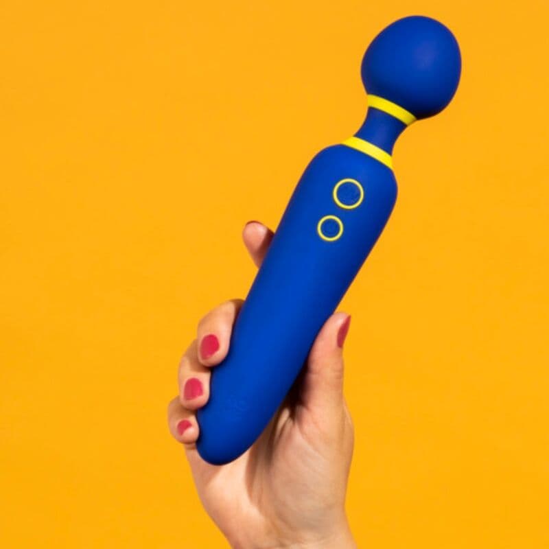 ROMP - FLIP VIBRATING WAND SILENT 10 MODES BLUE thumb 11