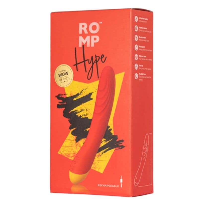 ROMP - HYPE MULTIFUNCTION G-SPOT VIBRATOR RED thumb 6