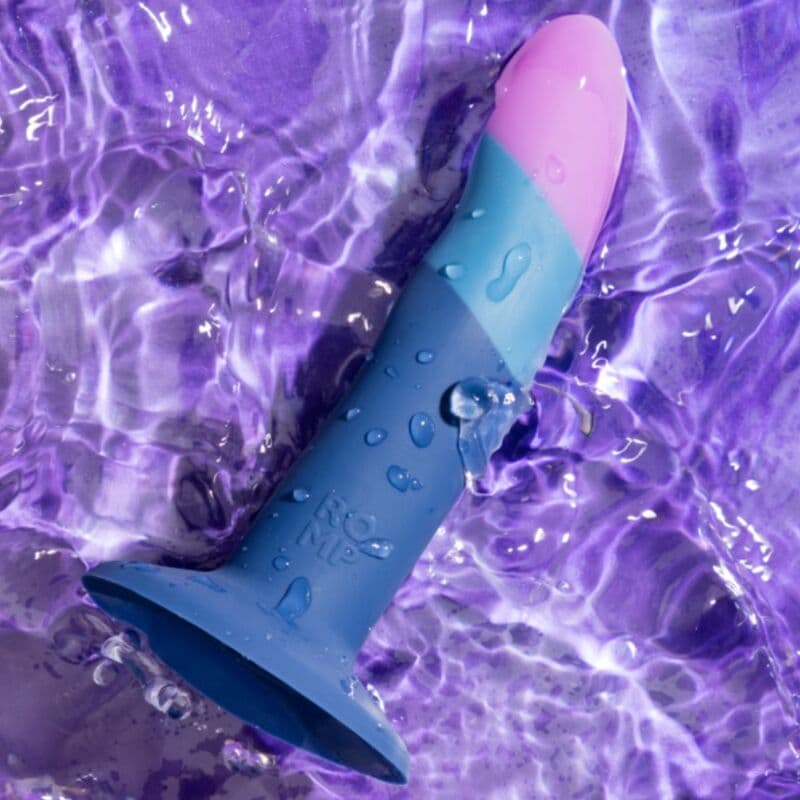 ROMP - PICCOLO SILICONE DILDO WITH TRICOLOR SUCTION CUP 14 CM thumb 10
