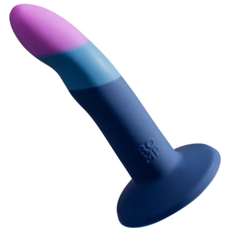 ROMP - PICCOLO HARNESS + SILICONE DILDO WITH TRICOLOR SUCTION CUP 14 CM thumb 2