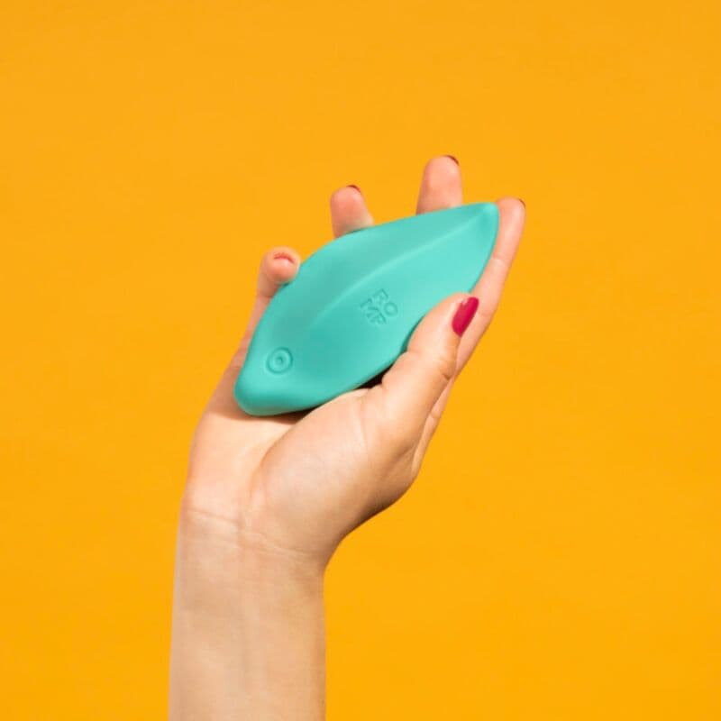 ROMP - WAVE VIBRATOR CLITORAL STIMULATOR ERGONOMIC SHAPE AQUA GREEN thumb 12
