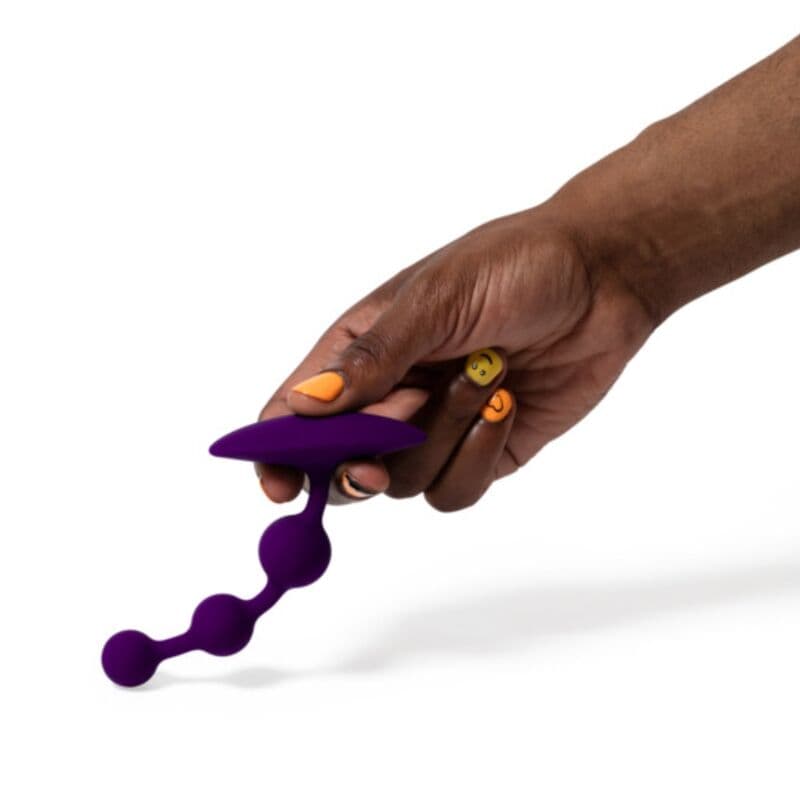 ROMP - AMP PURPLE FLEXIBLE SILICONE ANAL BEADS 12.5 CM PURPLE thumb 5