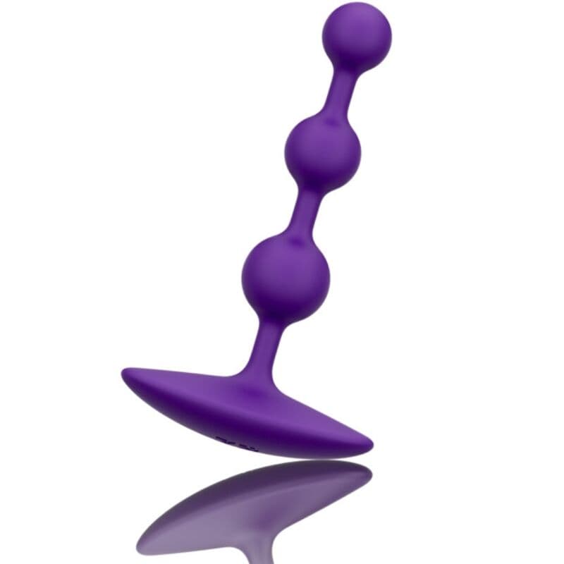 ROMP - AMP PURPLE FLEXIBLE SILICONE ANAL BEADS 12.5 CM PURPLE thumb 3