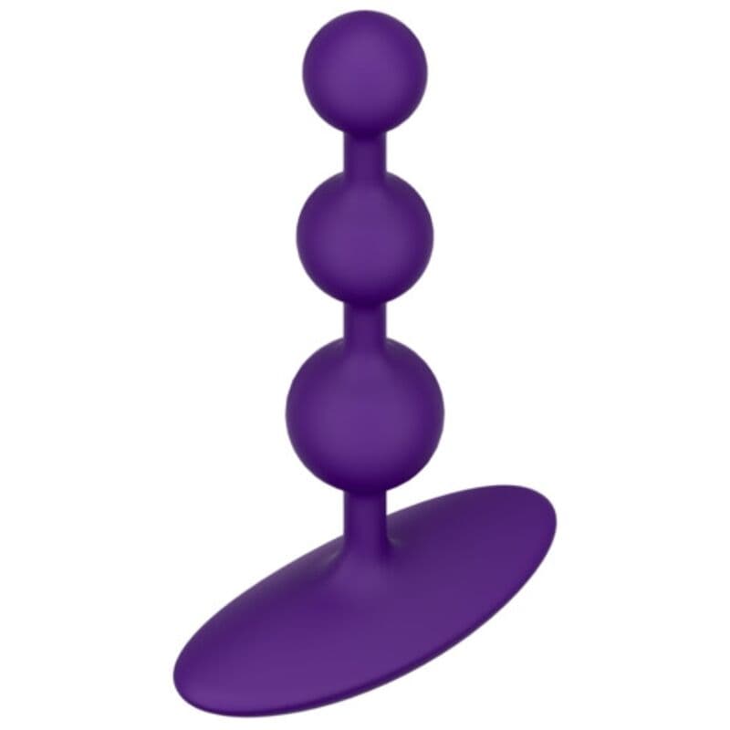 ROMP - AMP PURPLE FLEXIBLE SILICONE ANAL BEADS 12.5 CM PURPLE thumb 2