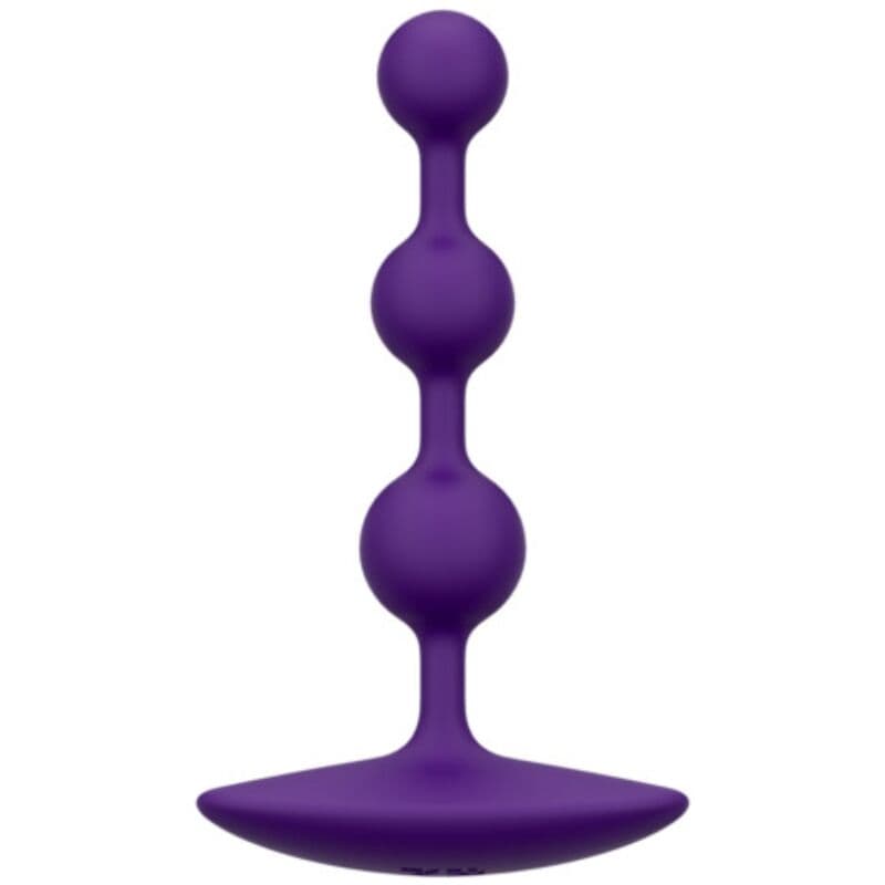 ROMP - AMP PURPLE FLEXIBLE SILICONE ANAL BEADS 12.5 CM PURPLE