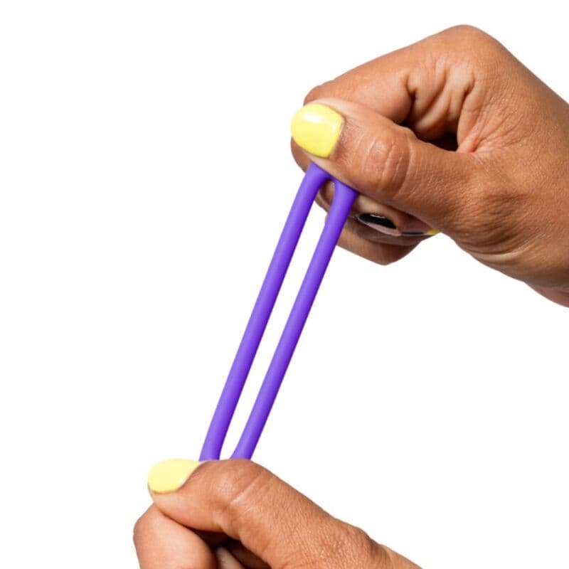 ROMP - REMIX TRIO SET OF 3 PURPLE SILICONE PENIS RINGS thumb 2
