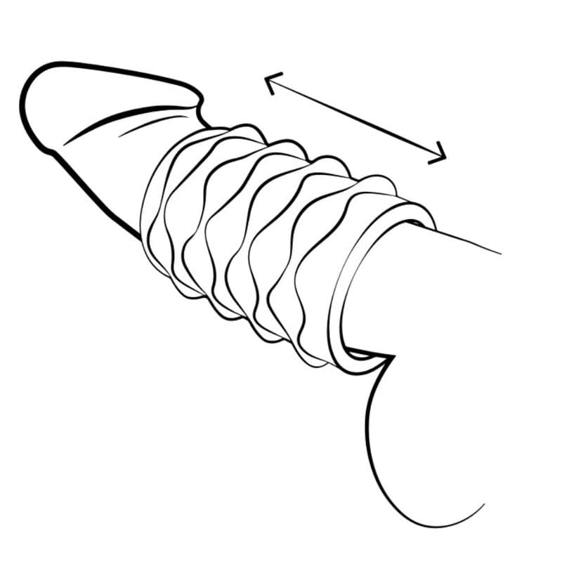 ROMP - MOSH TRANSPARENT MALE MASTURBATOR WITH 6 CM REVERSBLE SHEATH thumb 9
