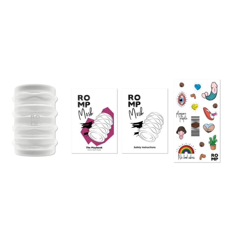 ROMP - MOSH TRANSPARENT MALE MASTURBATOR WITH 6 CM REVERSBLE SHEATH thumb 12
