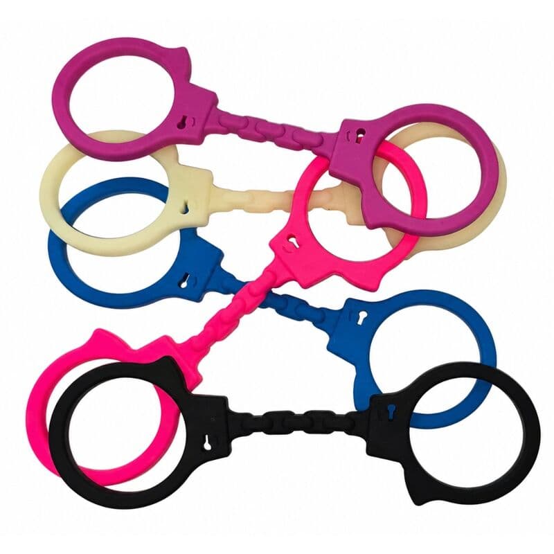 DIABLO PICANTE - SILICONE HANDCUFFS FUCHSIA thumb 2