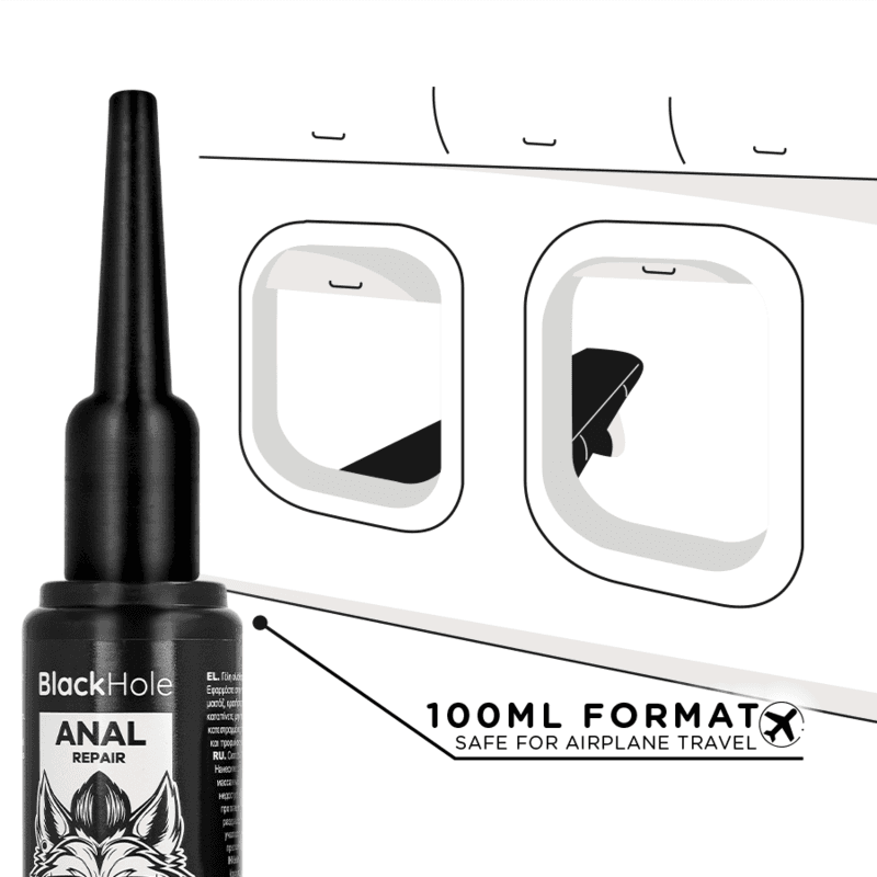 BLACK HOLE - ANAL LUBE APPLIER  L SIZE 100 ML thumb 5