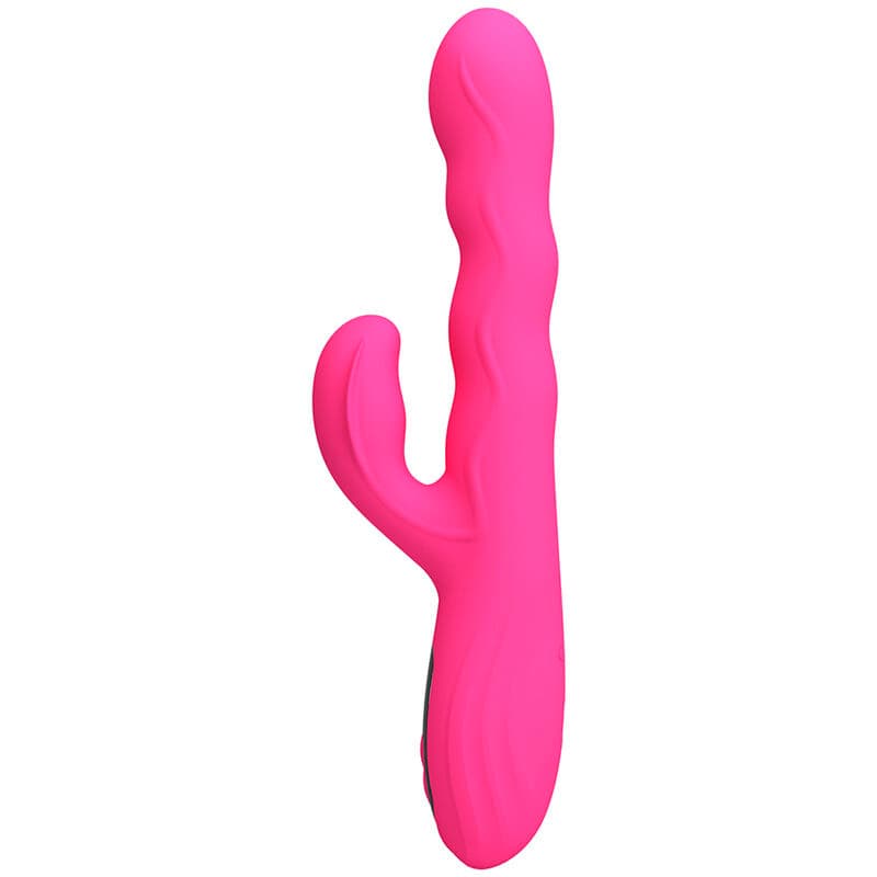 PRETTY LOVE - WINTERS MULTIFUNCTION RABBIT VIBRATOR WITH LED DISPLAY PINK thumb 4