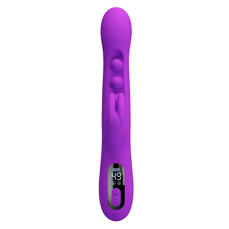 PRETTY LOVE - SABIEN RABBIT VIBRATOR WITH TAPPING STIMULATION AND PURPLE LED thumb 7