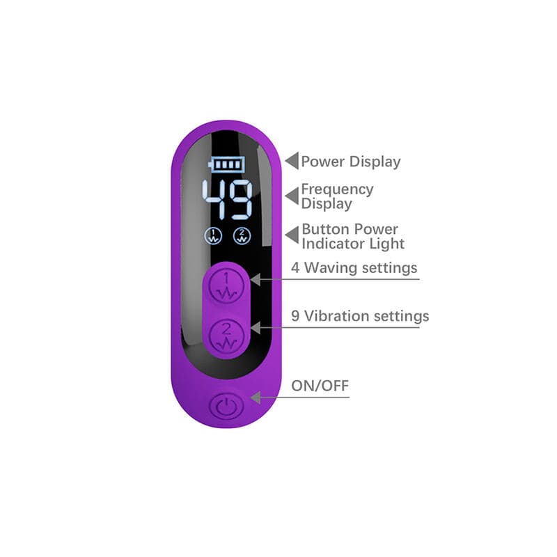 PRETTY LOVE - SABIEN RABBIT VIBRATOR WITH TAPPING STIMULATION AND PURPLE LED thumb 9