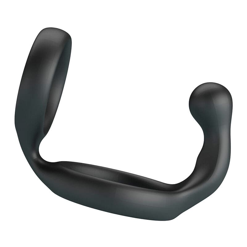 CRAZY BULL - FLORIAN DOUBLE COCK AND BALL RING BLACK thumb 5