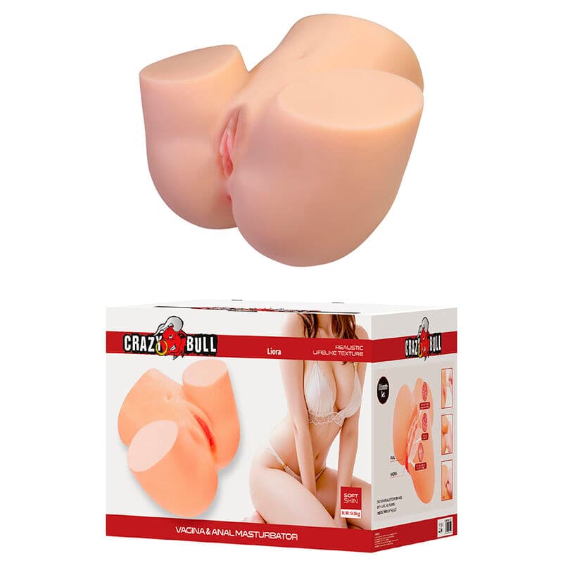 CRAZY BULL - LIORA XXL DOUBLE VAGINAL AND ANAL MASTURBATOR thumb 2