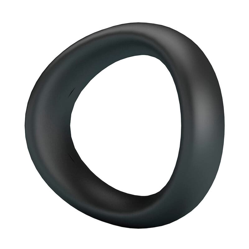 CRAZY BULL - VALEN ERGONOMIC SILICONE COCK RING BLACK thumb 2