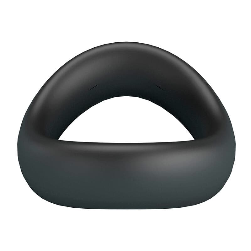 CRAZY BULL - VALEN ERGONOMIC SILICONE COCK RING BLACK thumb 3