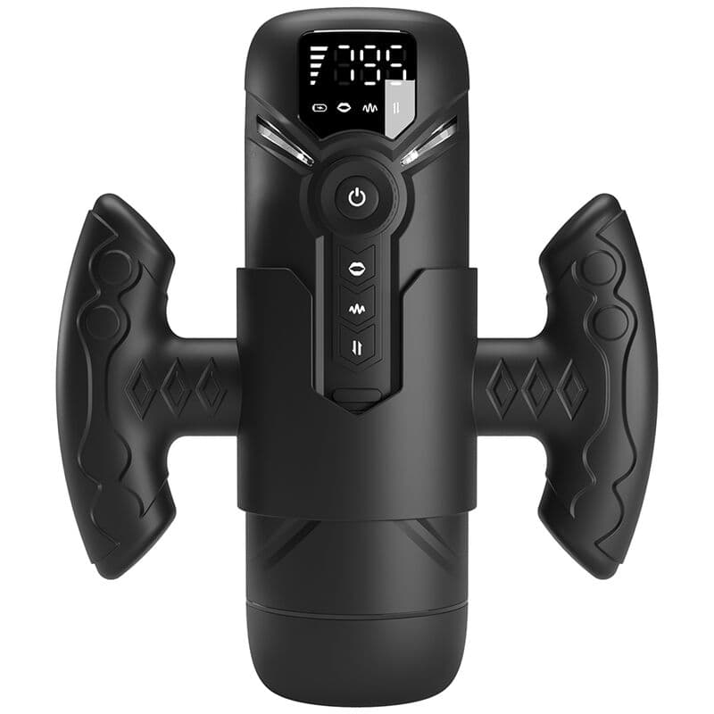 PRETTY LOVE - AETOLA MULTIFUNCTION AUTOMATIC MASTURBATOR WITH HANDLE BLACK thumb 2