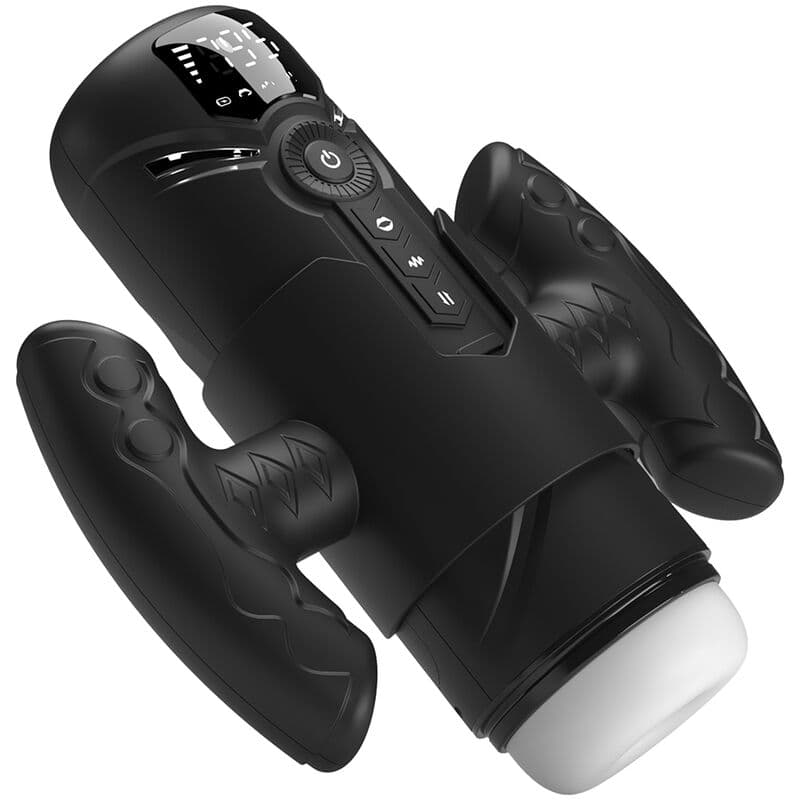 PRETTY LOVE - AETOLA MULTIFUNCTION AUTOMATIC MASTURBATOR WITH HANDLE BLACK thumb 3