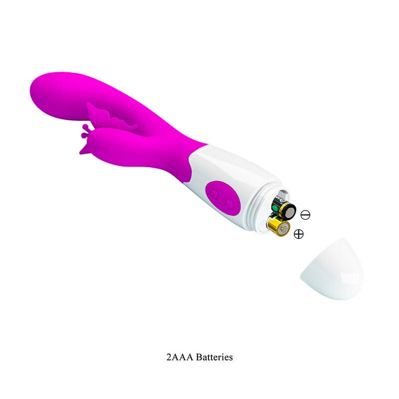 PRETTY LOVE - BUTTERFLY KISS 30 FUNCTION RABBIT VIBRATOR PURPLE thumb 9