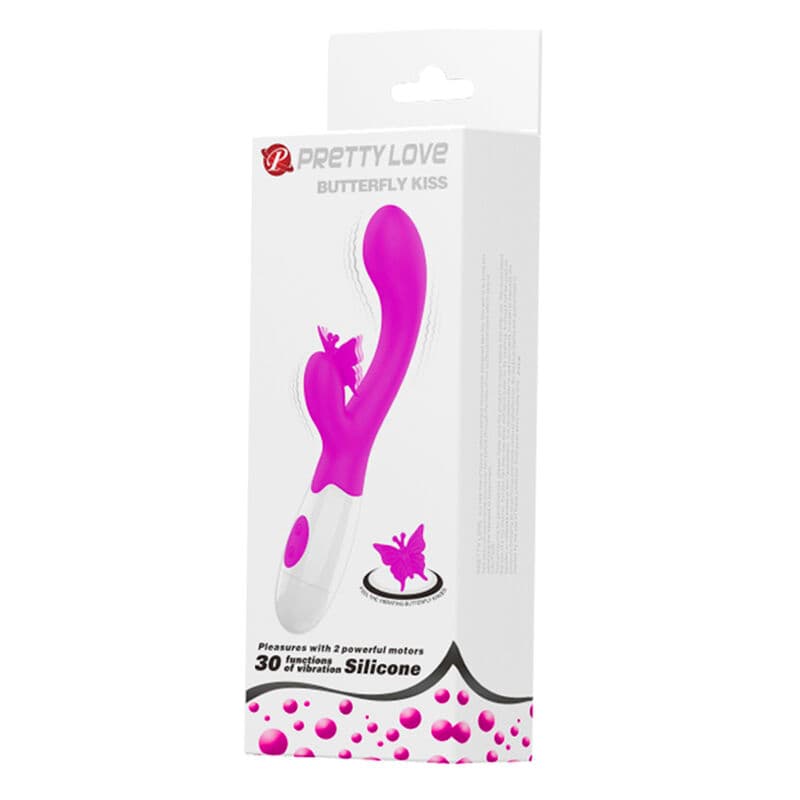 PRETTY LOVE - BUTTERFLY KISS 30 FUNCTION RABBIT VIBRATOR PURPLE thumb 11