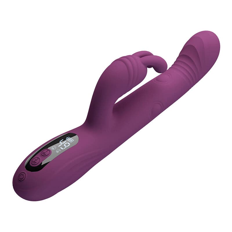 PRETTY LOVE - DEE MULTIFUNCTION RABBIT VIBRATOR OSCILLATING AND PERCUSSION PURPLE thumb 4