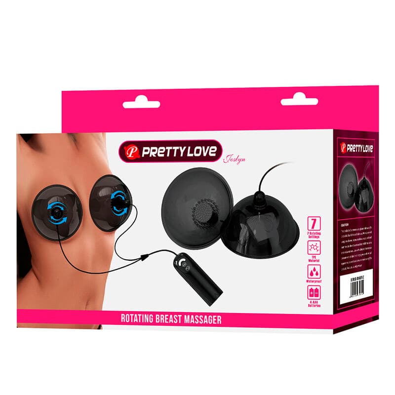 PRETTY LOVE - ROTATING NIPPLE SUCTION STIMULATOR BLACK thumb 8