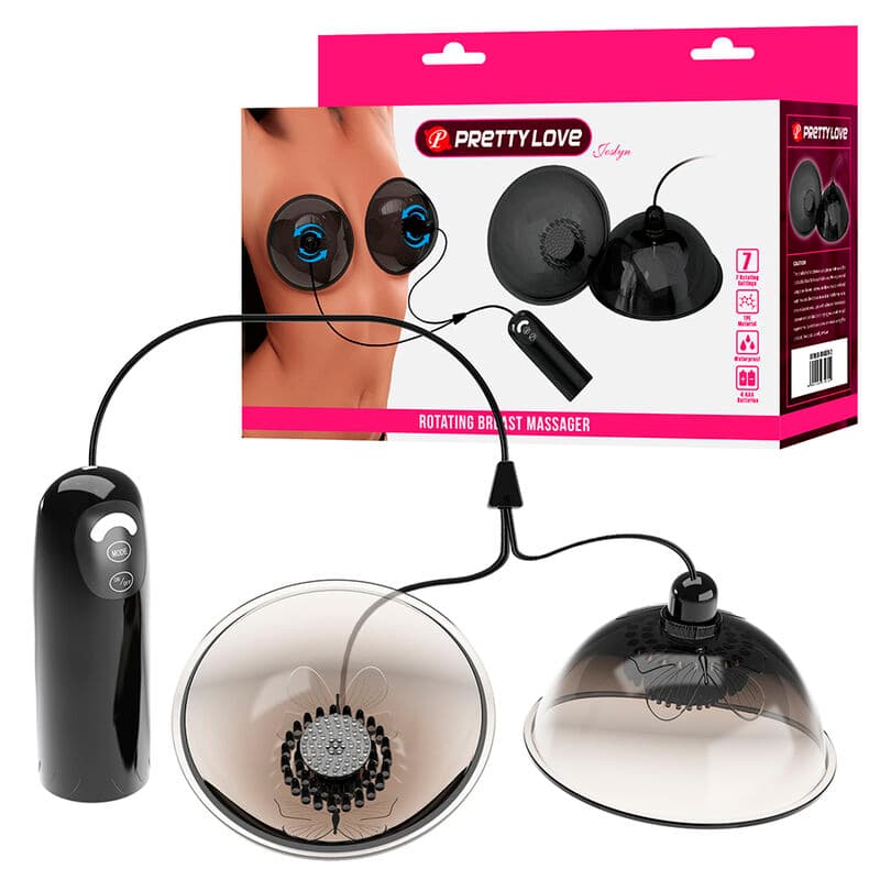 PRETTY LOVE - ROTATING NIPPLE SUCTION STIMULATOR BLACK thumb 2