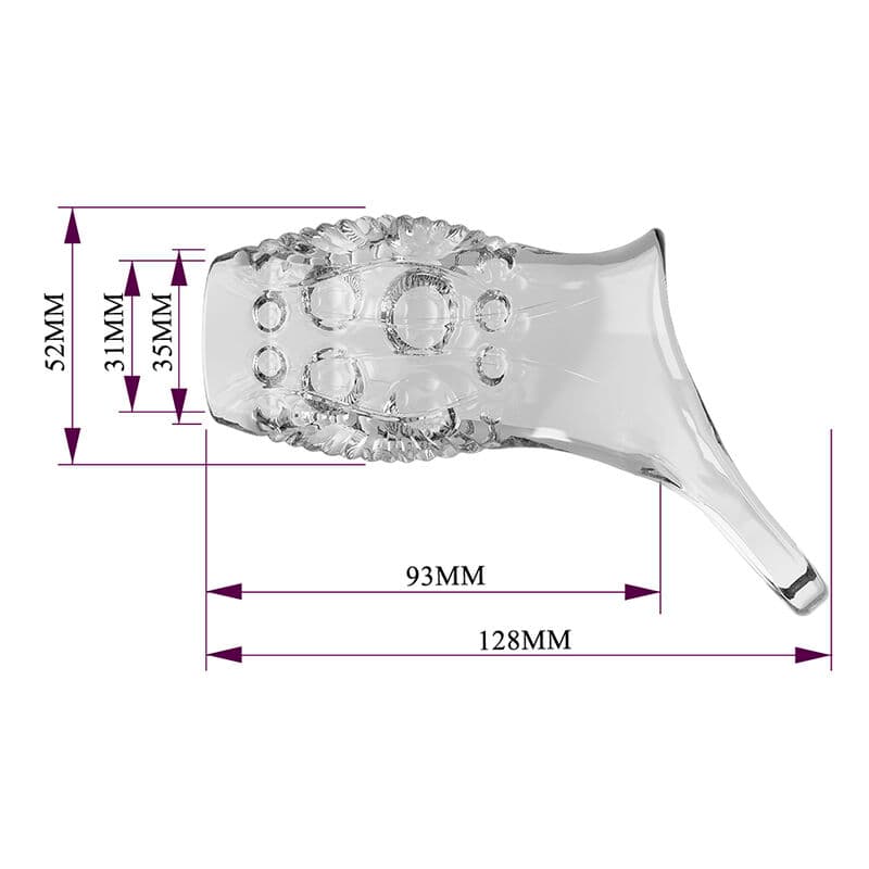 PRETTY LOVE - GERALDINE THICKENING TEXTURED TRANSPARENT FUNDA thumb 6