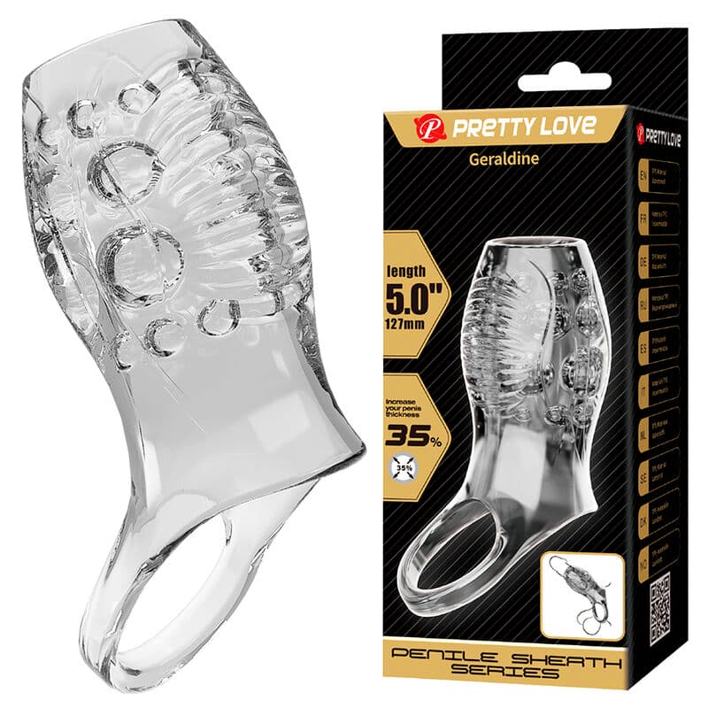 PRETTY LOVE - GERALDINE THICKENING TEXTURED TRANSPARENT FUNDA thumb 2