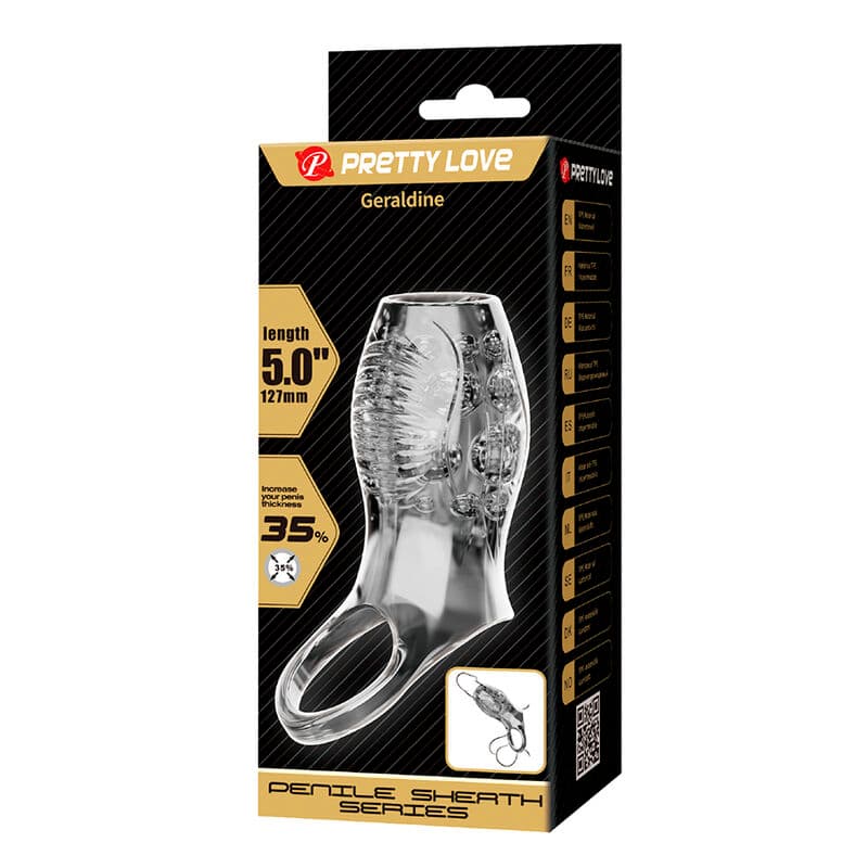 PRETTY LOVE - GERALDINE THICKENING TEXTURED TRANSPARENT FUNDA thumb 7