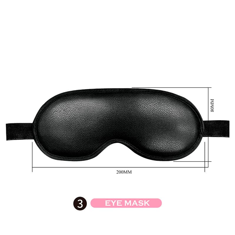 PRETTY LOVE - 8 PIECE BDSM KIT BLACK thumb 4