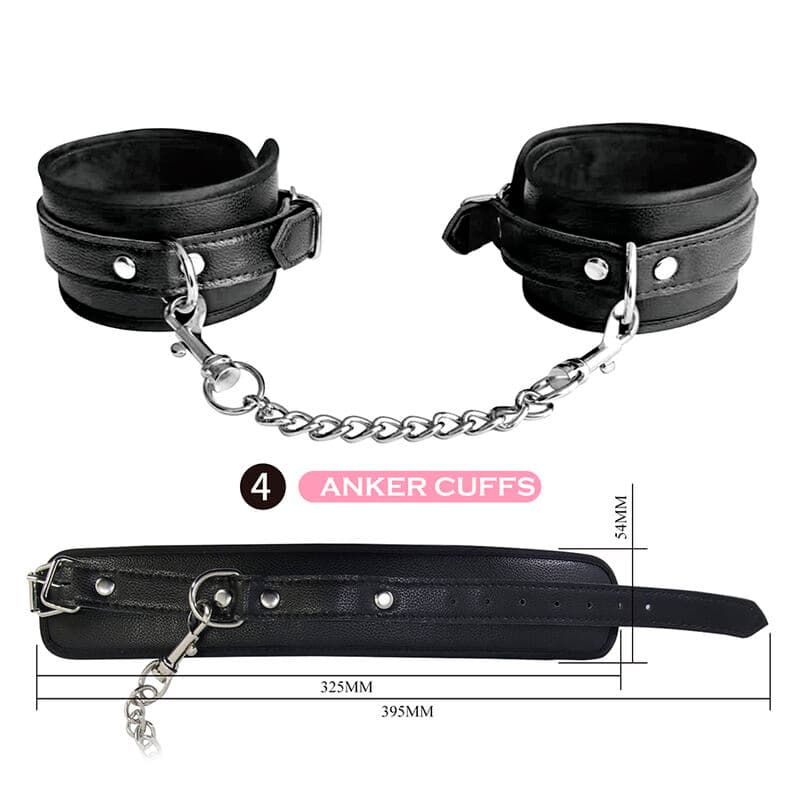 PRETTY LOVE - 8 PIECE BDSM KIT BLACK thumb 7