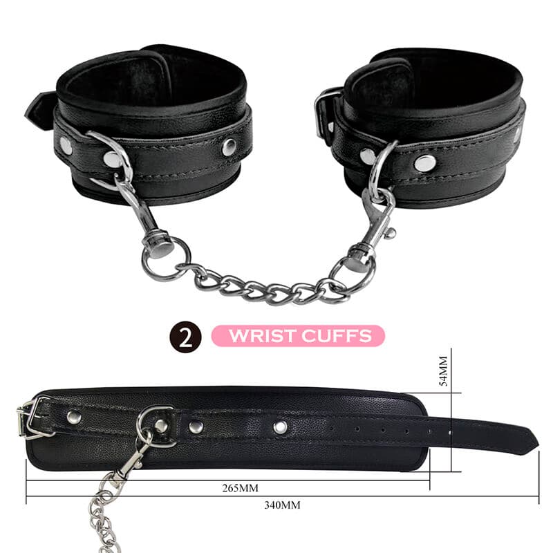 PRETTY LOVE - 8 PIECE BDSM KIT BLACK thumb 6