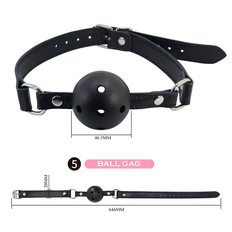 PRETTY LOVE - 8 PIECE BDSM KIT BLACK thumb 9