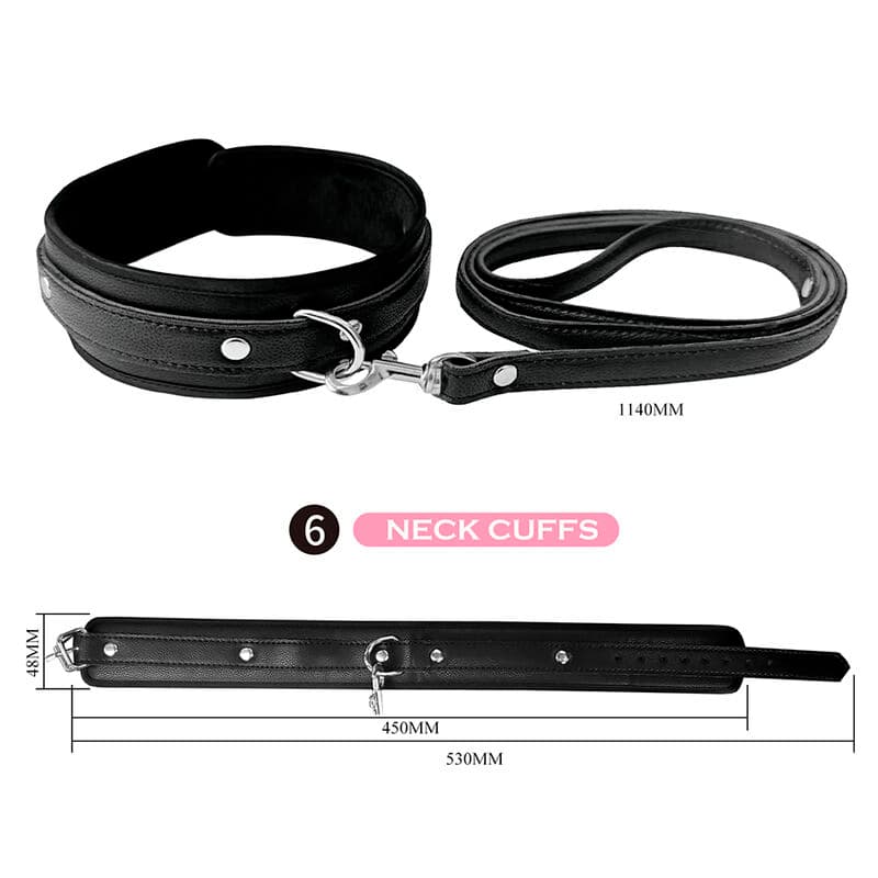 PRETTY LOVE - 8 PIECE BDSM KIT BLACK thumb 10
