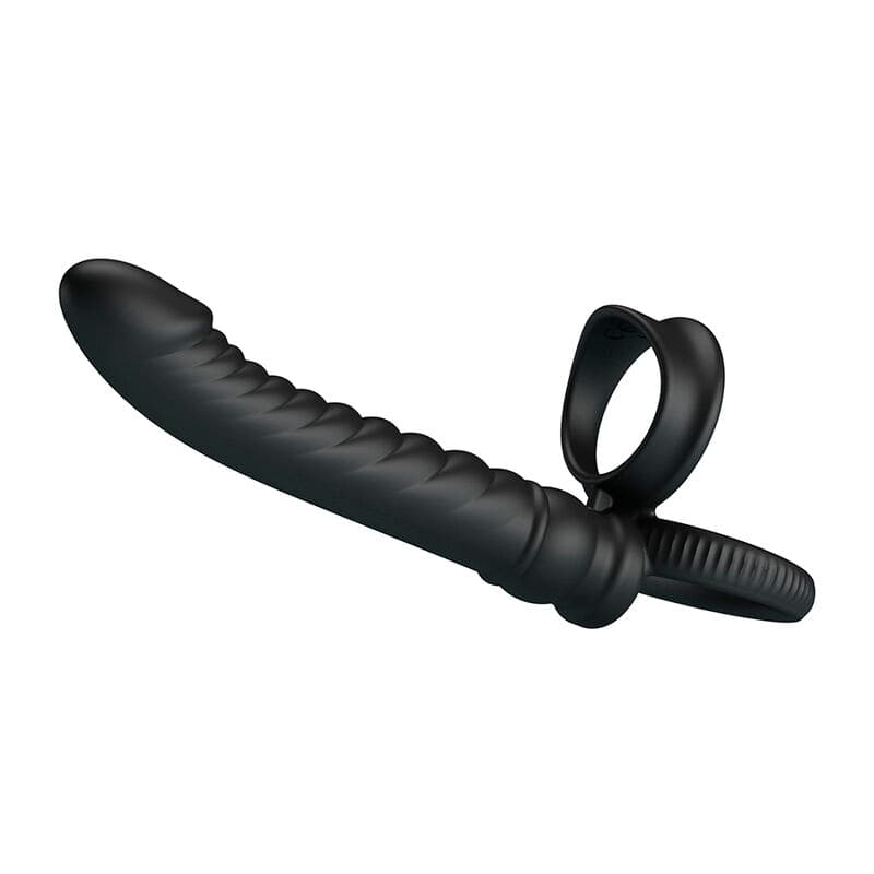 PRETTY LOVE - MERRITT ANAL VIBRATOR WITH RING AND VIBRATION BLACK thumb 4