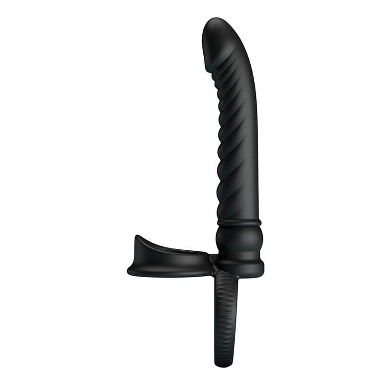 PRETTY LOVE - MERRITT ANAL VIBRATOR WITH RING AND VIBRATION BLACK thumb 5