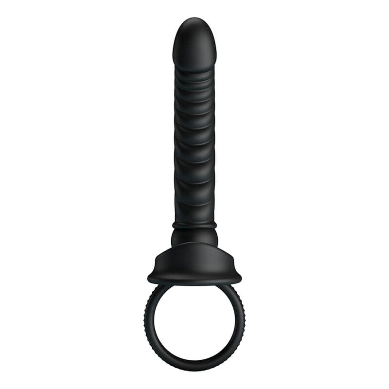 PRETTY LOVE - MERRITT ANAL VIBRATOR WITH RING AND VIBRATION BLACK thumb 2