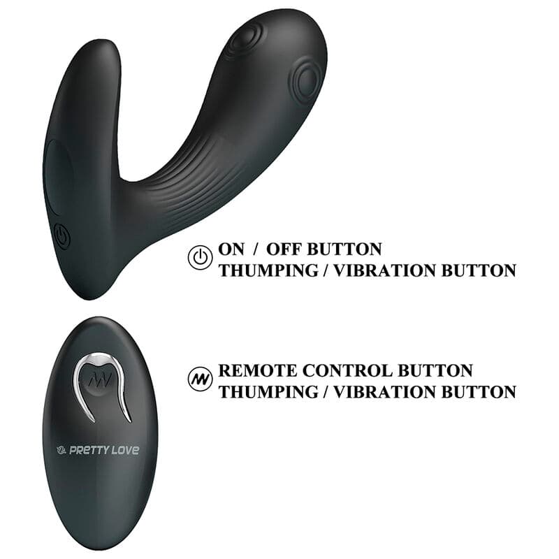 PRETTY LOVE - MIRABELLE PROSTATE VIBRATOR WITH REMOTE CONTROL thumb 7