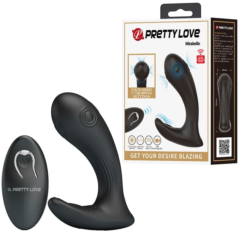 PRETTY LOVE - MIRABELLE PROSTATE VIBRATOR WITH REMOTE CONTROL thumb 2