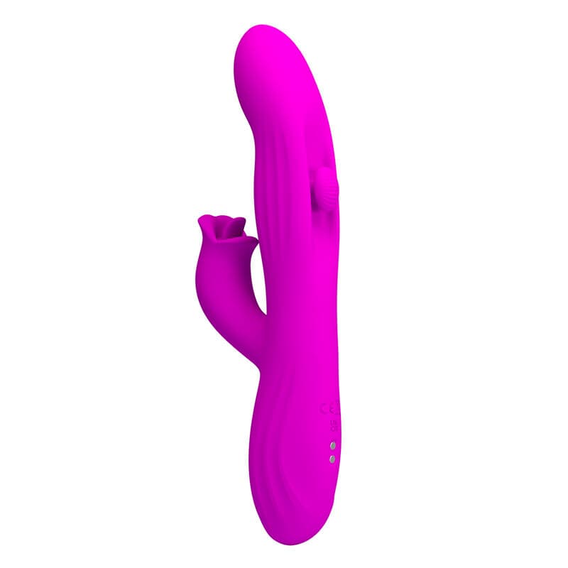 PRETTY LOVE - YALANDA RABBIT OSCILLATING VIBRATOR WITH LED DISPLAY PURPLE thumb 3