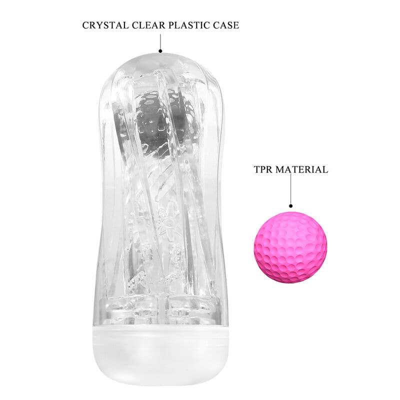 PRETTY LOVE - 360º TEXTURED MASTURBATION CUP CLEAR thumb 7