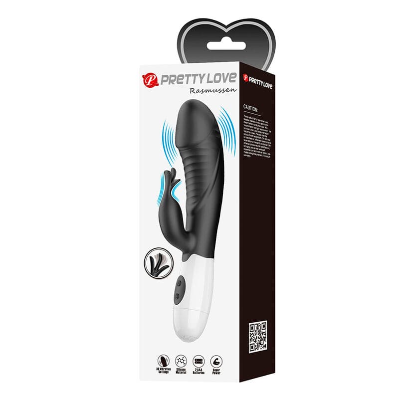 PRETTY LOVE - RASMUSSEN 30 FUNCTION RABBIT VIBRATOR BLACK thumb 11