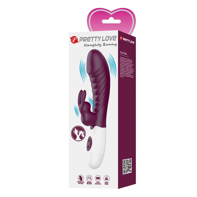 PRETTY LOVE - NAUGHTY BUNNY 30 FUNCTION RABBIT VIBRATOR PURPLE thumb 11