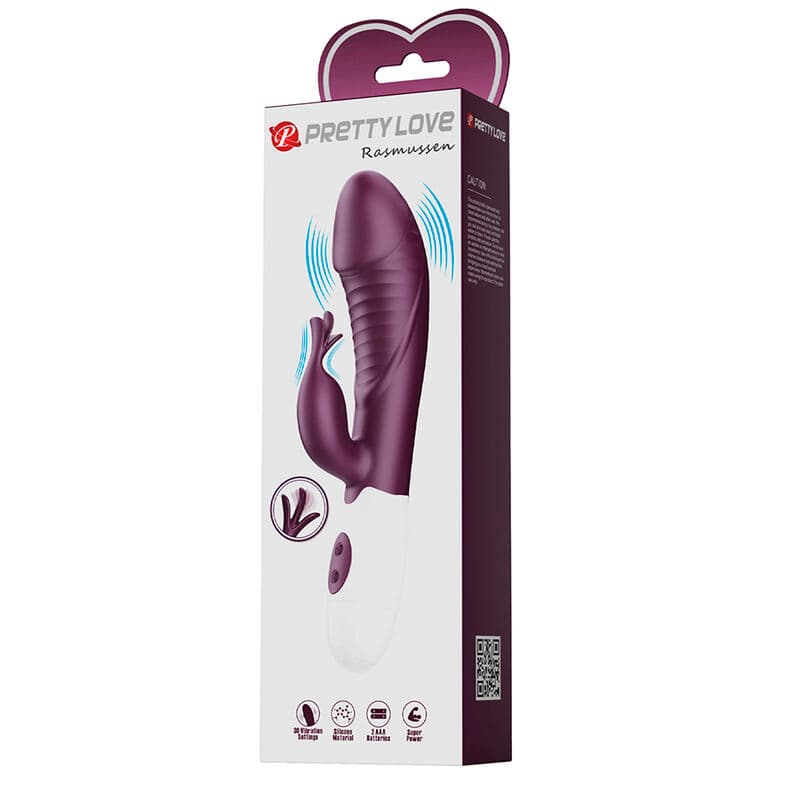 PRETTY LOVE - ROGUE MUSE 30 FUNCTION RABBIT VIBRATOR PURPLE thumb 7