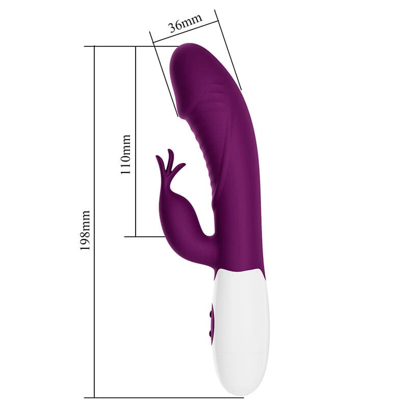 PRETTY LOVE - ROGUE MUSE 30 FUNCTION RABBIT VIBRATOR PURPLE thumb 5