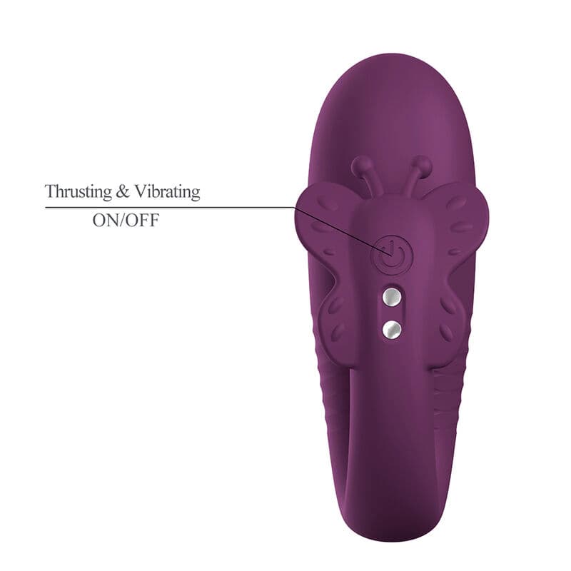 PRETTY LOVE - KLAY THRUSTING EGG VIBRATOR APP CONTROL PURPLE thumb 6