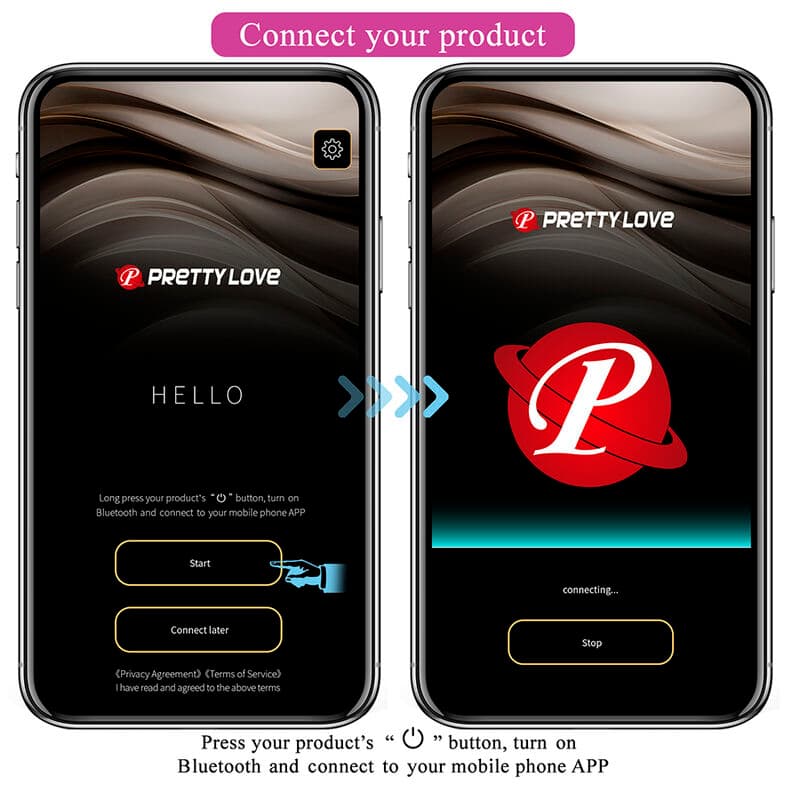 PRETTY LOVE - KLAY THRUSTING EGG VIBRATOR APP CONTROL PURPLE thumb 9